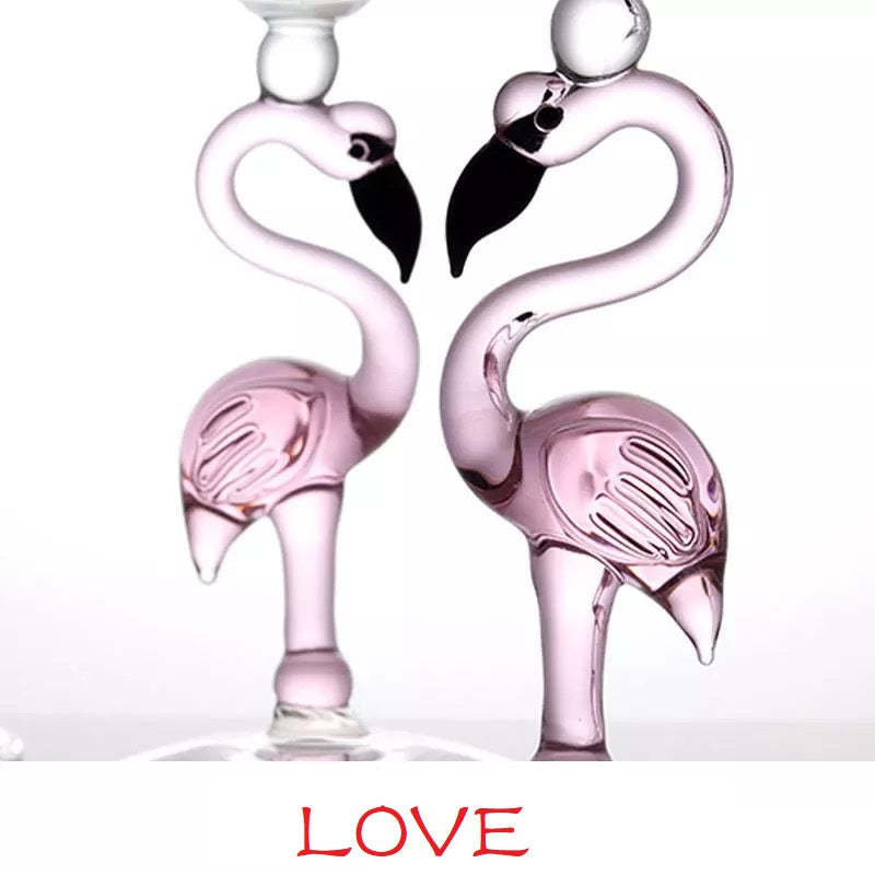 Creative Flamingo Wine Glasses Durable Goblet Set-xinru