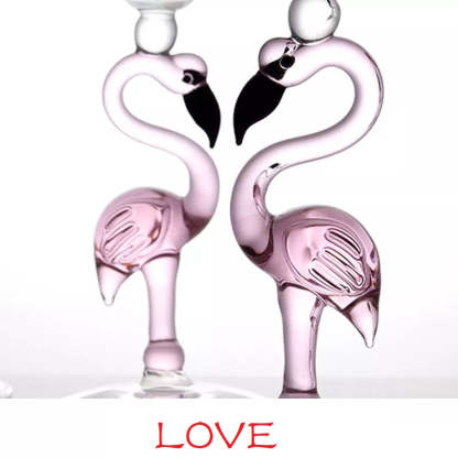 Creative Flamingo Wine Glasses Durable Goblet Set-xinru