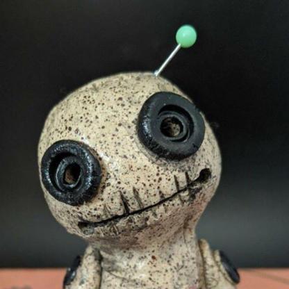 Voodoo Doll Down Flow Draft Incense Burner-xinru