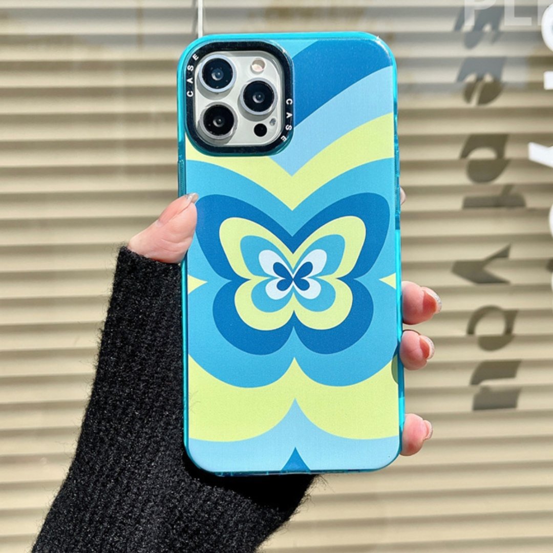 Butterfly & Heart Print Case-xinru
