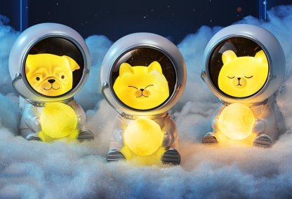 Pet Astronaut LED Moon Lamp Night Lights-xinru