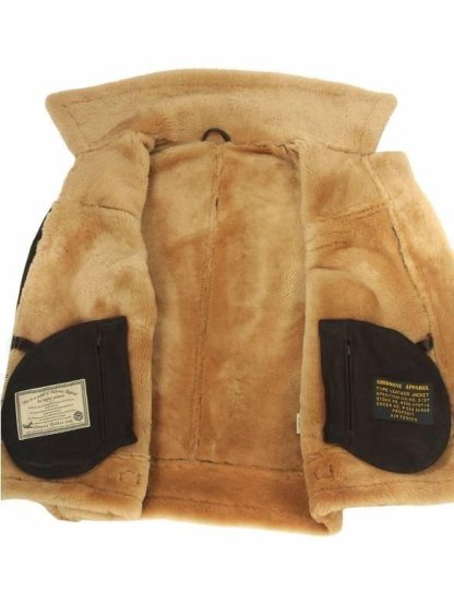 Aviator Bomber Jacket B3 Sheepskin Bomber Jacket-xinru shop