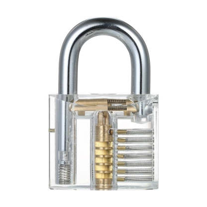 Lock Picking Set Kit Tool With Transparent Practice Training Padlock Lock For Locksmith Beginners And Professional-xinru shop