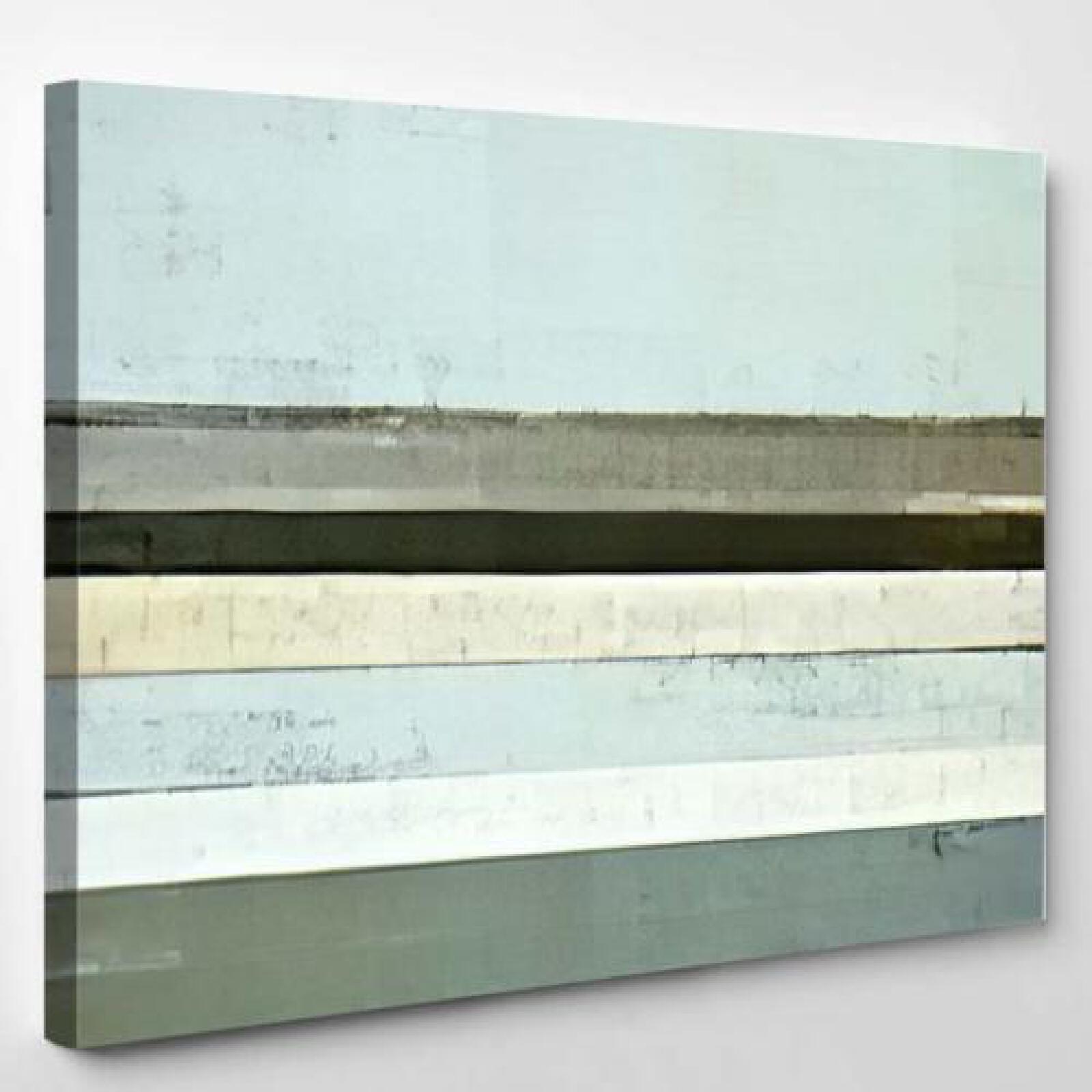 Blue Grey Abstract Art-xinru shop