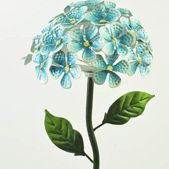 Modern Solar Outdoor Waterproof Simulation Hydrangea LED  Ground Plug Light-xinru