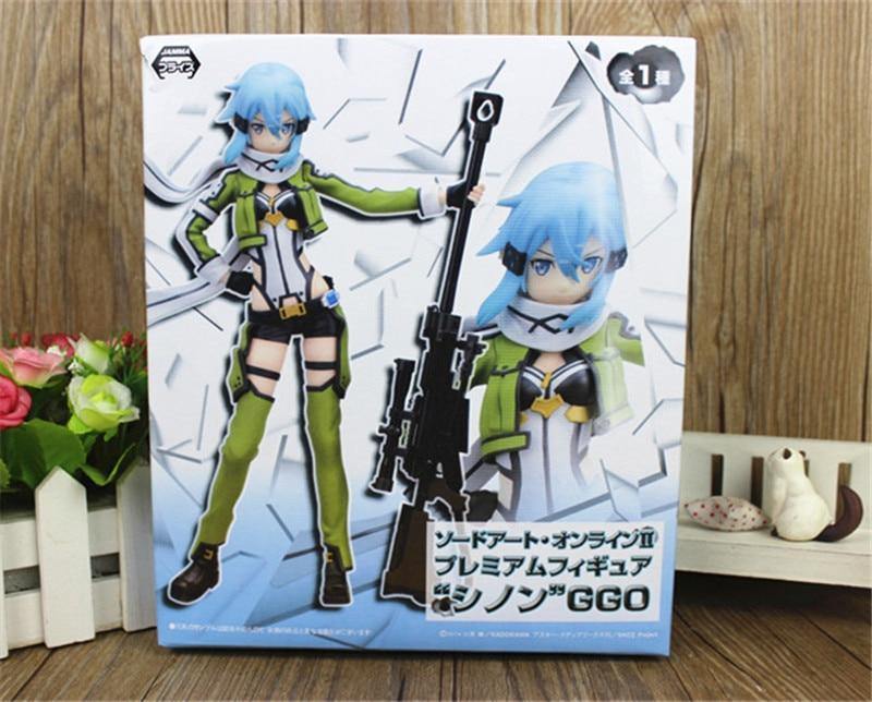 Sword Art Online Asada Shino Cute Figure Toy Anime Pvc Action Figure-xinru
