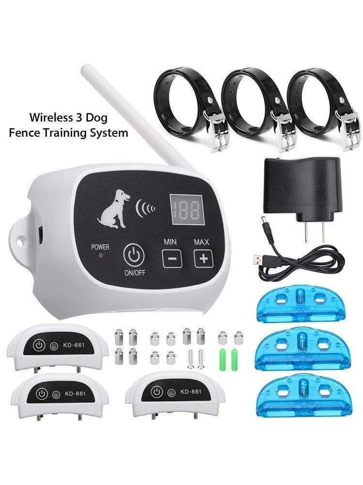 Wireless Electric Portable Dog Fence System with Multiple Collar-xinru