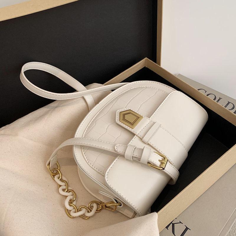 ワニのパターンショルダーバッグ-xinru shop