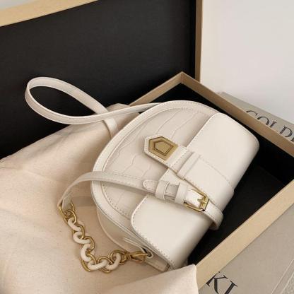 ワニのパターンショルダーバッグ-xinru shop