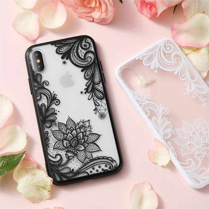 Luxury Lace Flower Case-xinru