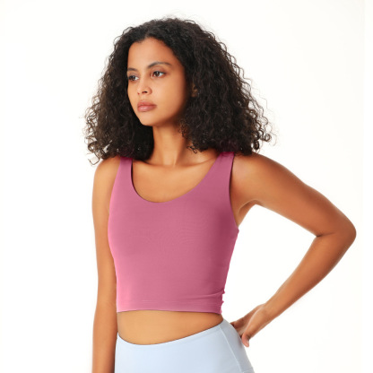 Sports Bra Yoga Wear Vertical Beautiful Back Sports Underwear Quick Drying Bra Fitness Running Women's Yoga Wear-xinru shop