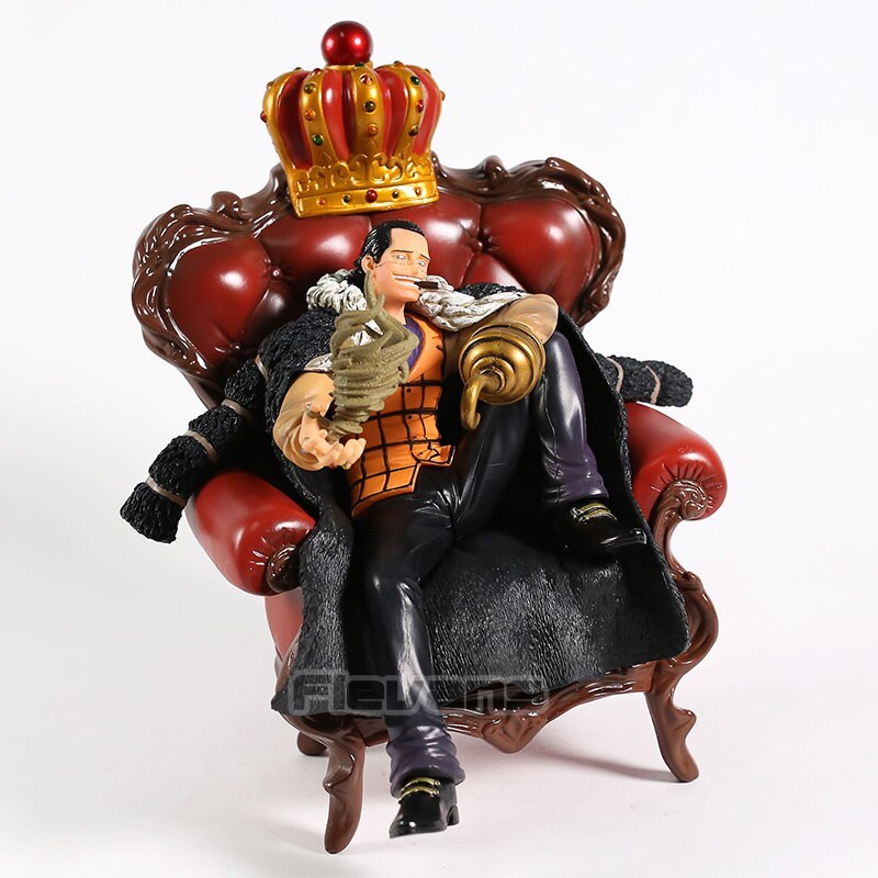 One Piece Desert King Crocodile Sitting Sofa Version Collectible PVC Figure Model Toy-xinru