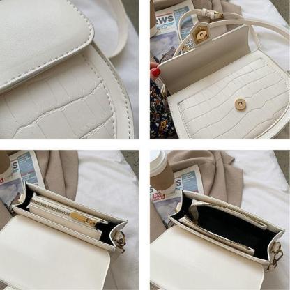 ワニのパターンショルダーバッグ-xinru shop