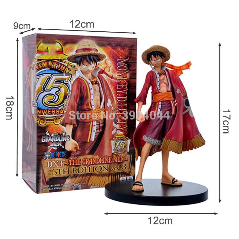 17cm PVC One Piece Luffy Theatrical Edition Anime Figure Collection Gift Toy-xinru
