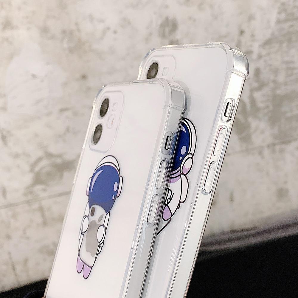 Astronaut Clear Case-xinru