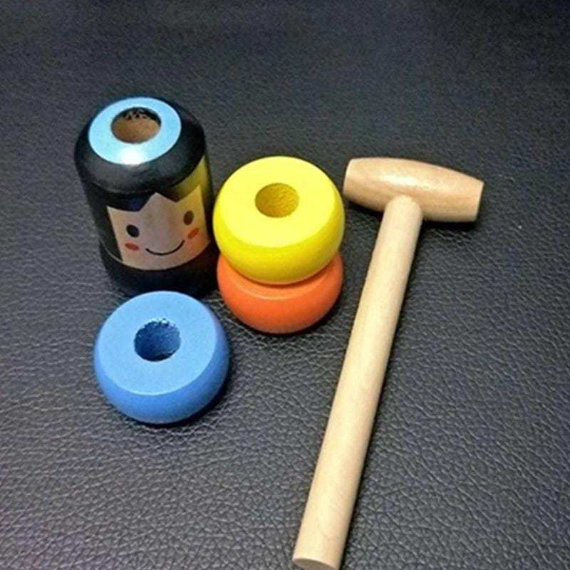 Magic Funny Wooden Toy Magic Tricks Little Wood Man Unbreakable For Kids-xinru