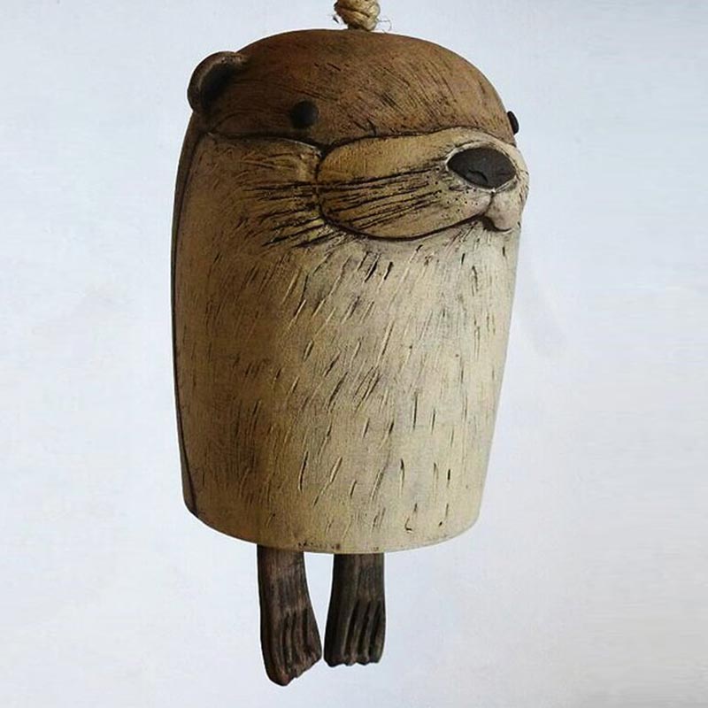 Ceramics Animal Wind Chimes-xinru shop