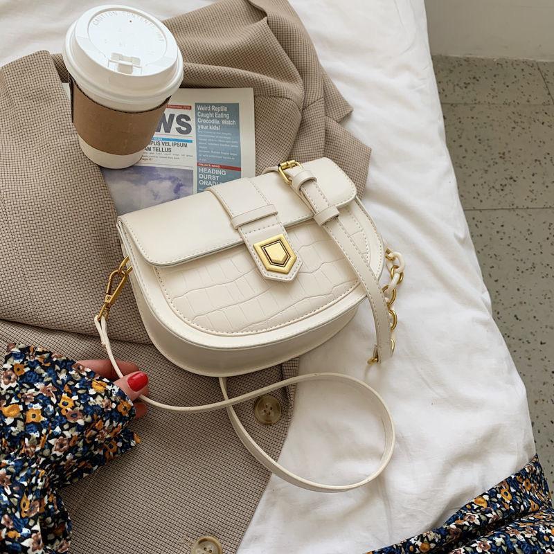 ワニのパターンショルダーバッグ-xinru shop