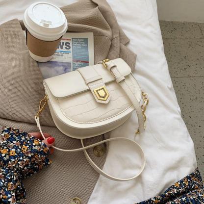 ワニのパターンショルダーバッグ-xinru shop