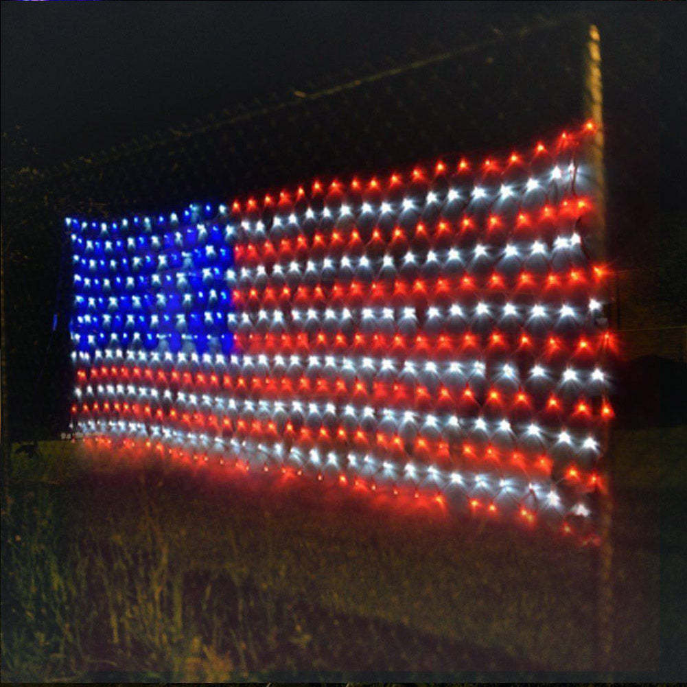 Outdoor Large American Flag LED String Lamp-xinru