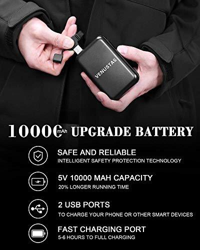 Women's 3-in-1 Heated Jacket with Battery Pack 5V Waterproof-xinru shop