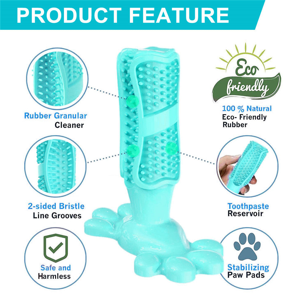 Dog Toothbrush Chew Toys Natural Rubber  Toy-xinru