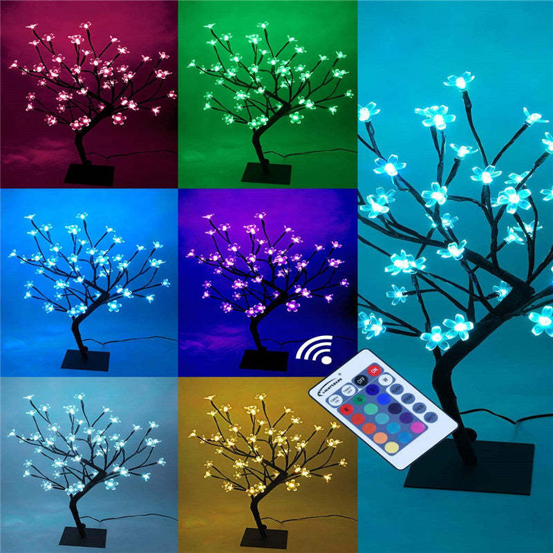 Led Blossom Tree lights 16 Colors With Control-xinru