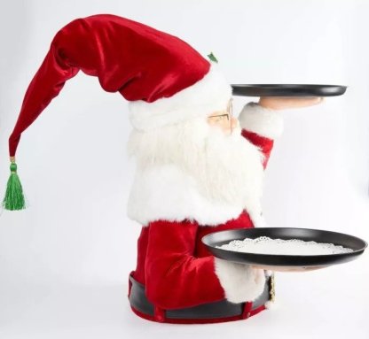 Santa Holdings Tray Figurine-xinru shop