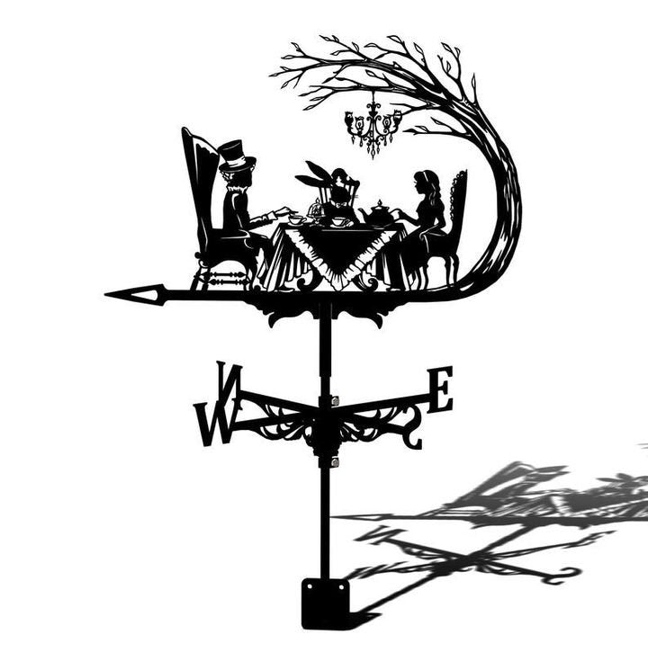 Alice In Wonderland Metal Weathervane-xinru