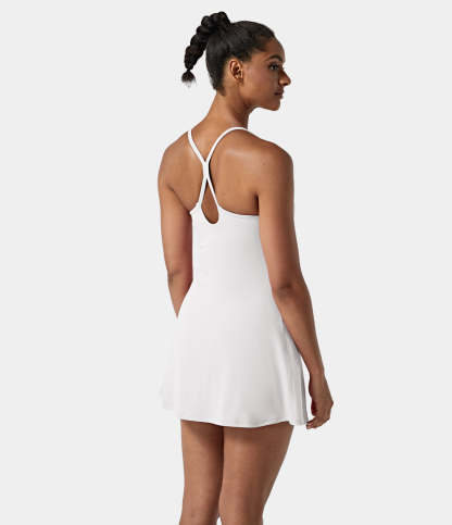 Women's Exercise Workout Dress With Phone Pocket-xinru shop