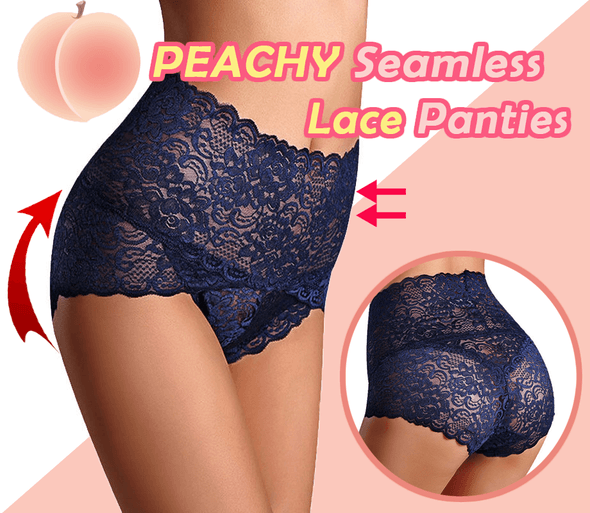 Women Seamless Lace Panties Breathable High Waist Butt Lift Briefs Underwea-xinru
