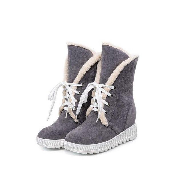 Women's Mid Calf Ankle Snow Boots-xinru shop