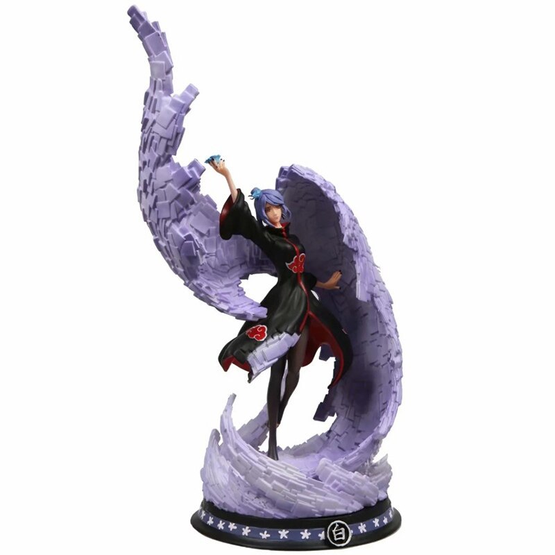 Anime Naruto Shippuden Akatsuki Konan Collectible PVC Model Figure Toy-xinru