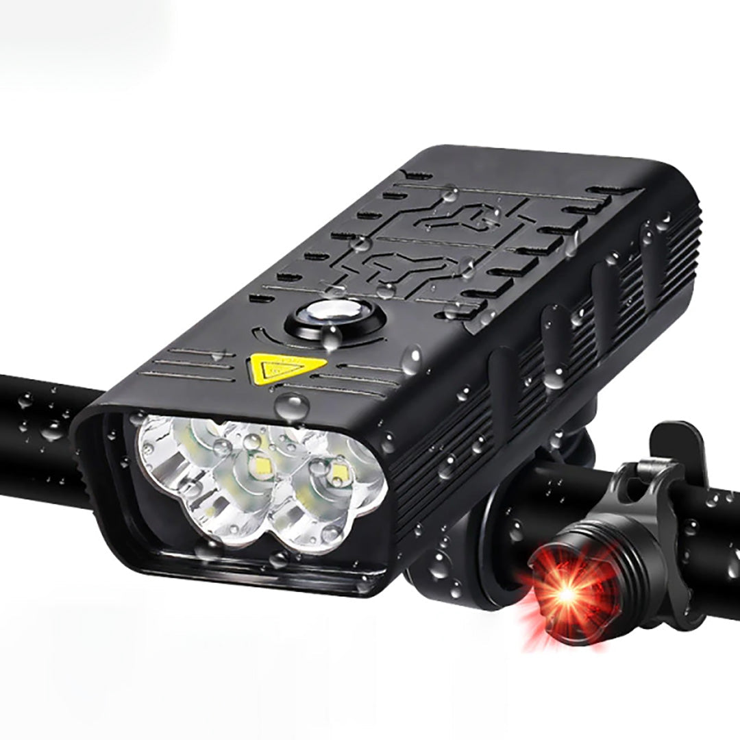 Super Bright Waterproof USB Rechargeable Bicycle Headlight-xinru