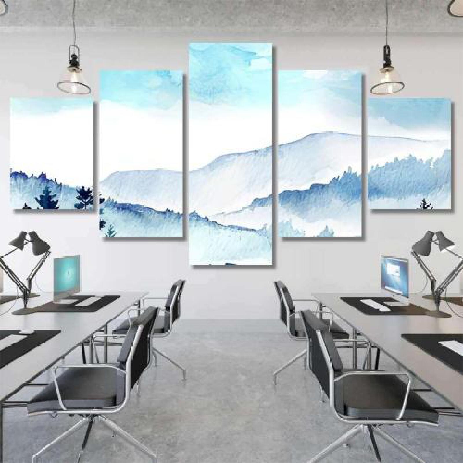 Watercolor Mountains-xinru shop