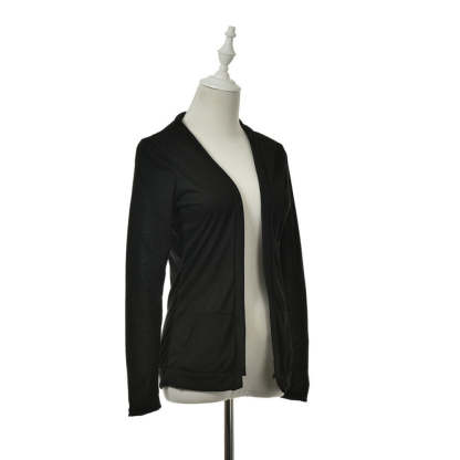 Trendy Cut Out Skull Shape Back Long Sleeve Cardigan-xinru