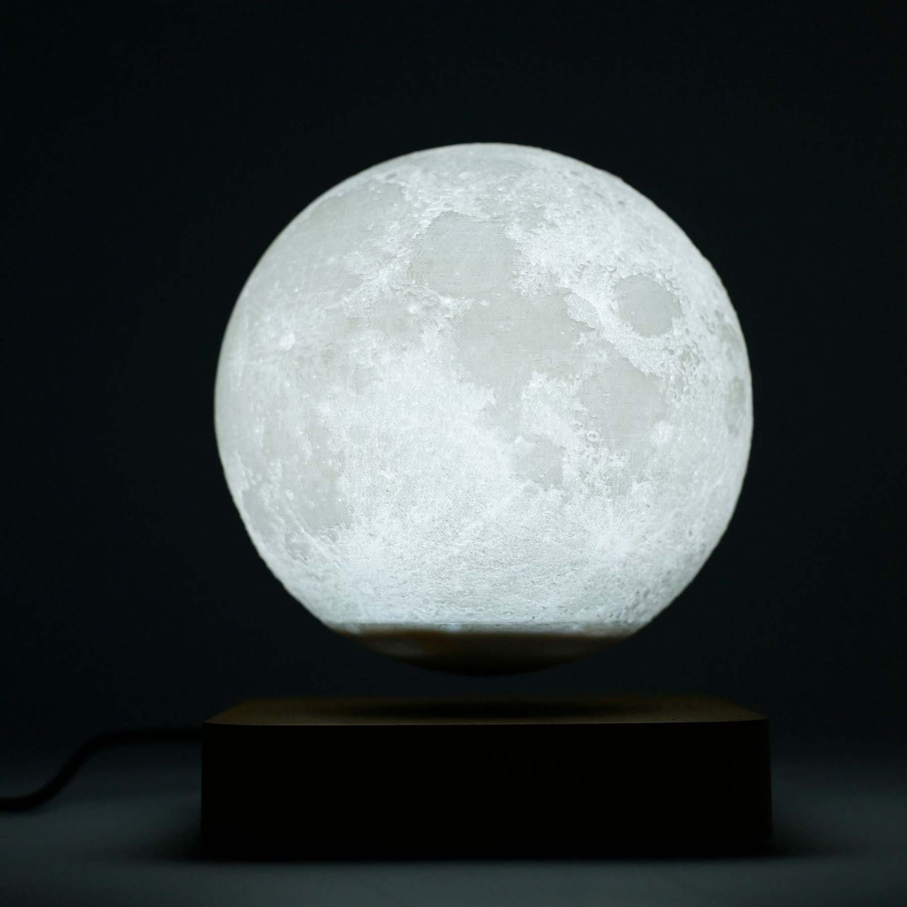 3D Rotating Moon Night Light LED Magnetic Levitation Table Lamp-xinru