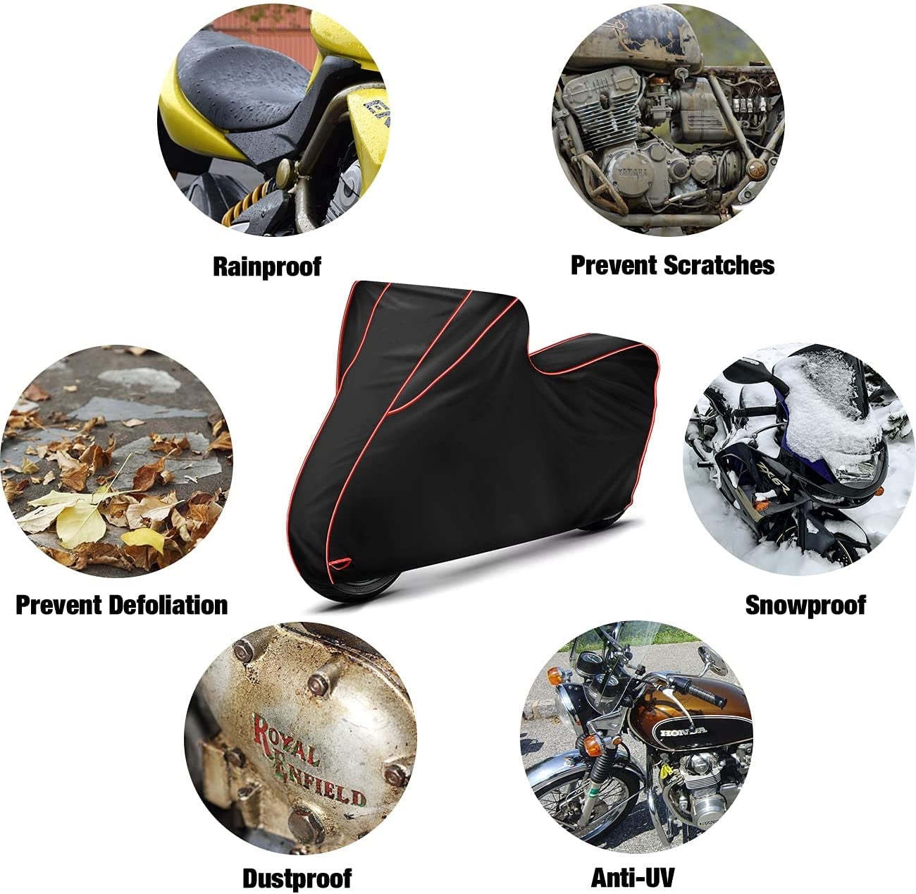 Premium Quality Motorcycle Cover All Season Universal-xinru shop