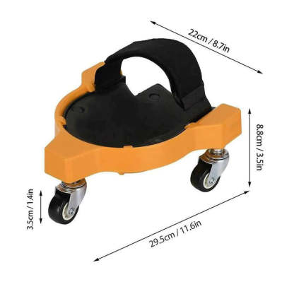 Multifunctional Foam Padded Rolling Knee Pads With Universal Wheels-xinru