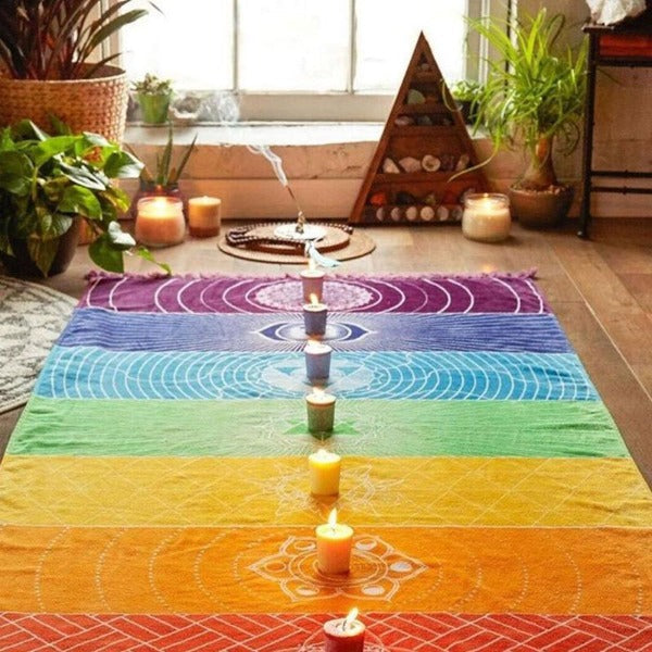 Rainbow Chakra Tapestry-xinru shop