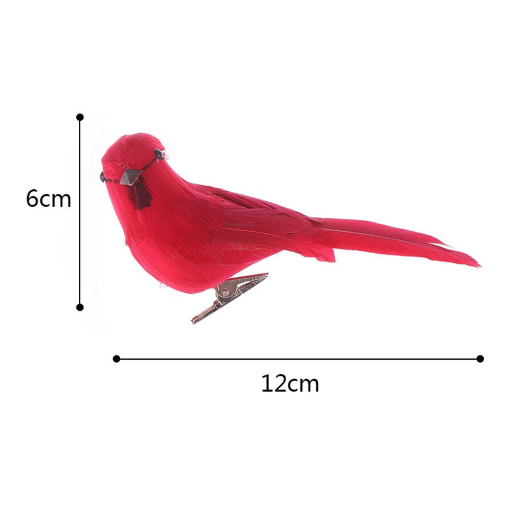 Handmade Foam Parrot Feather Figurine Ornament Fake Bird Garden Prop Decoration-xinru