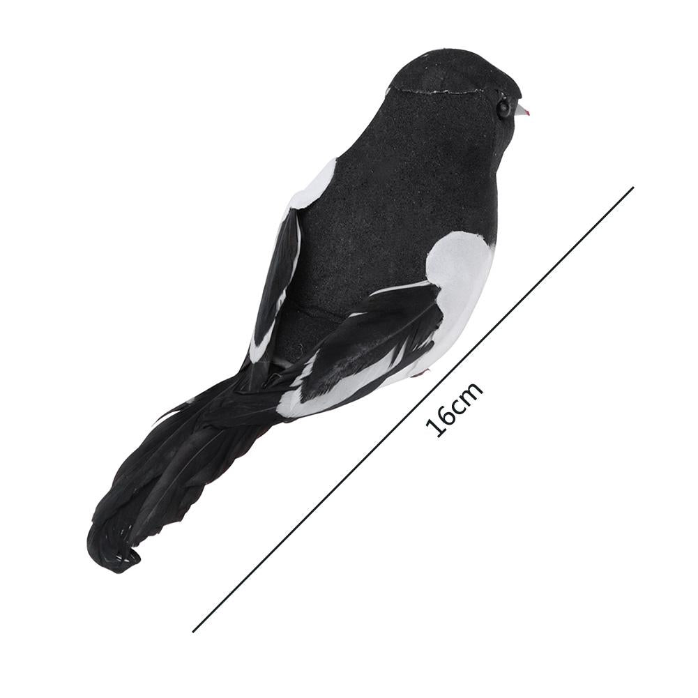 Handmade Foam Parrot Feather Figurine Ornament Fake Bird Garden Prop Decoration-xinru