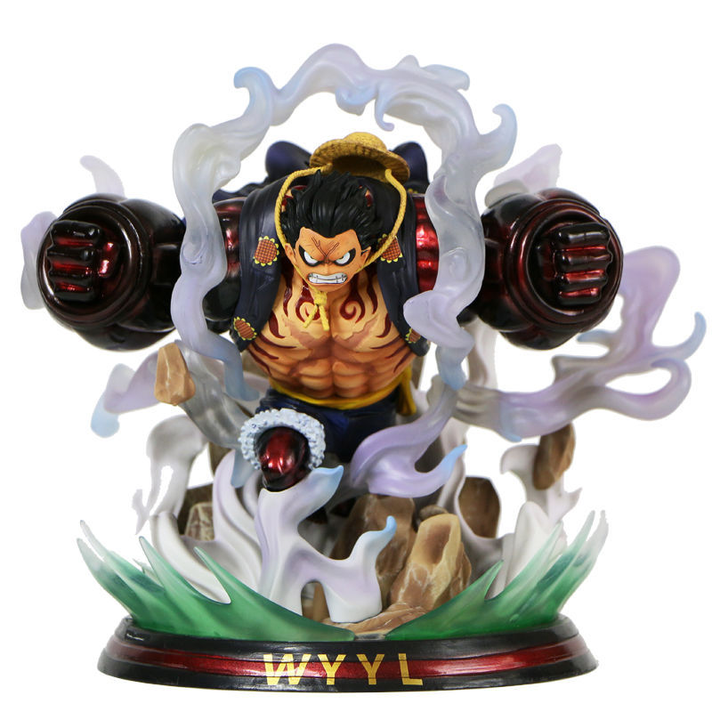 One Piece Gear Fourth Luffy Action Figure PVC Figma Collectible Statue Toy-xinru