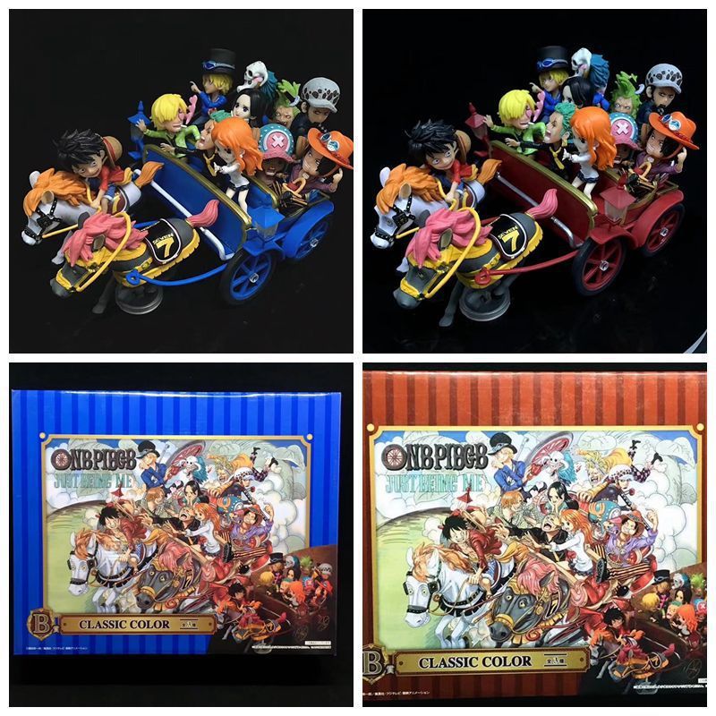 Funny Anime One Piece Characters On Horse Carriage-xinru