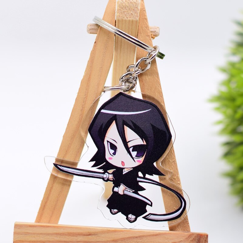 Ichigo Kurosaki Double Sided Anime Keyring Bleach-xinru