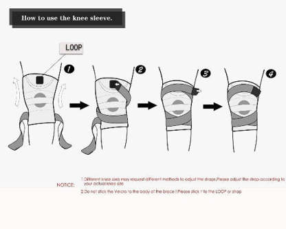 Pain Relief Knee Compression Sleeve With Patella Stabilizer-xinru