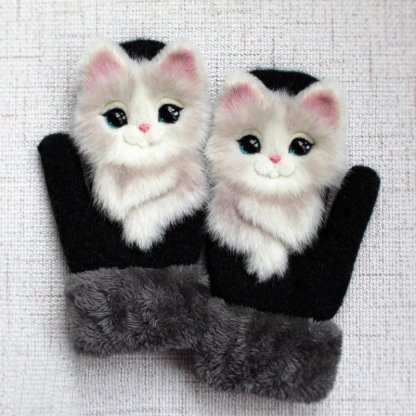Cute Winter Animal Gloves-xinru shop