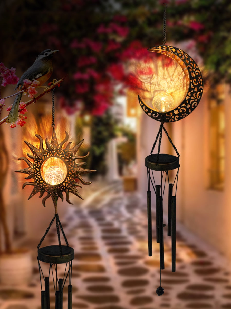Outdoor Wind Chimes Solar Lights-xinru shop