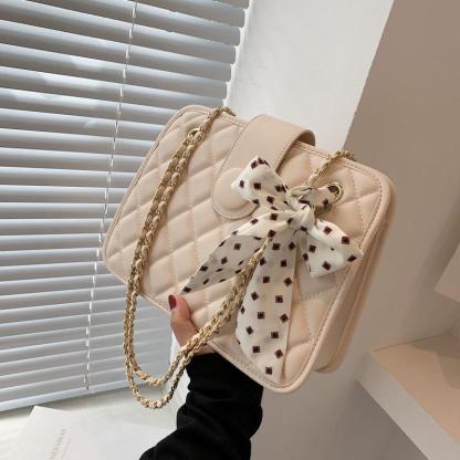 ボウチェーンショルダーバッグ-xinru shop