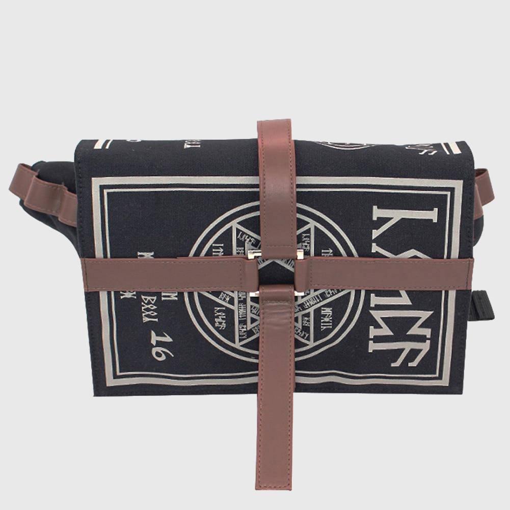 Gothic Magical Spell Book Messenger Crossbody Bag-xinru